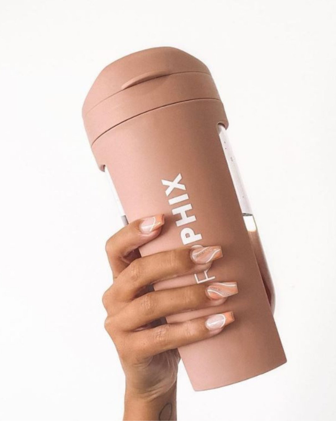 BEIGE FITNESS BOTTLE FLIP LID (US)
