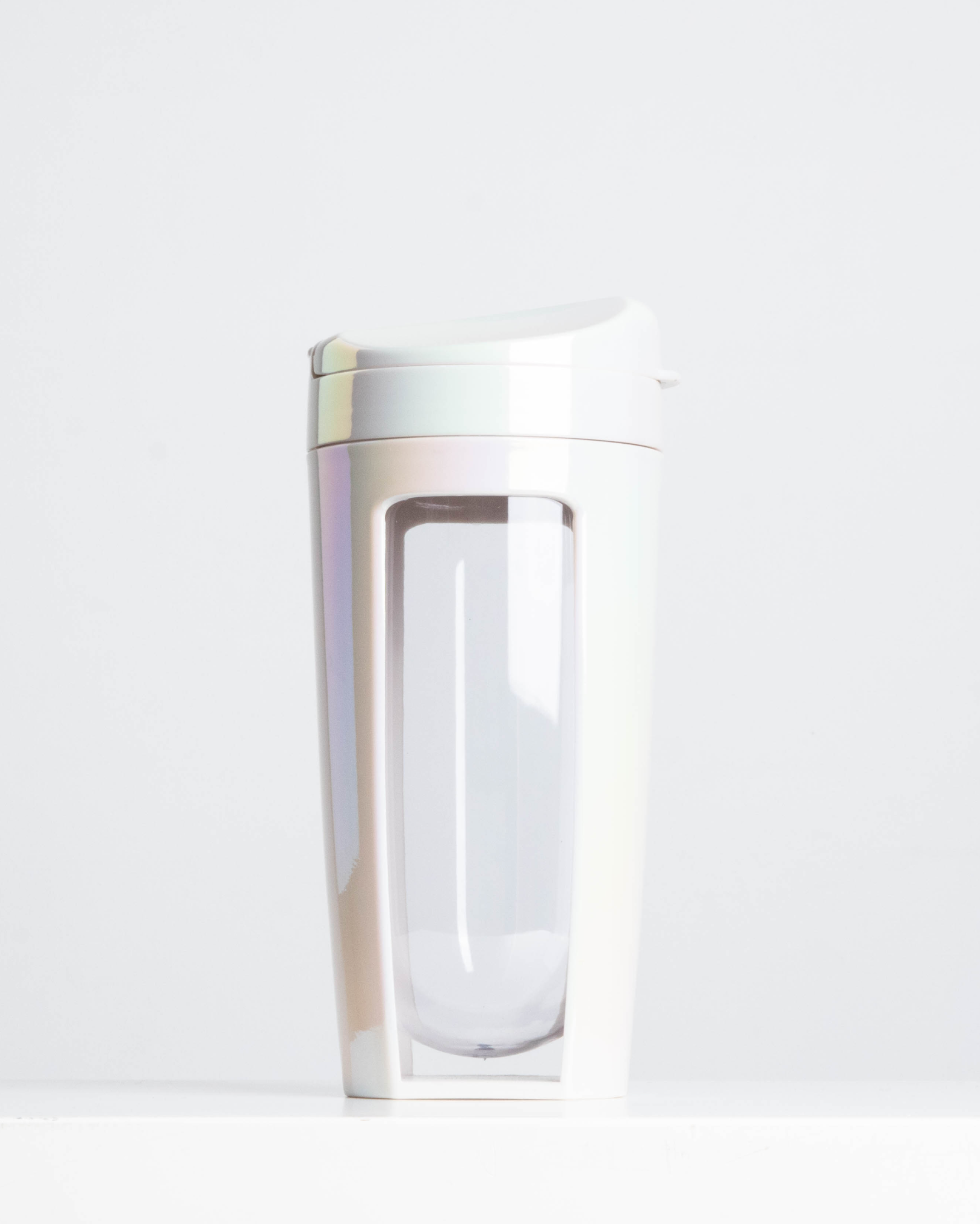 CHROME WHITE FITNESS BOTTLE FLIP LID (US)