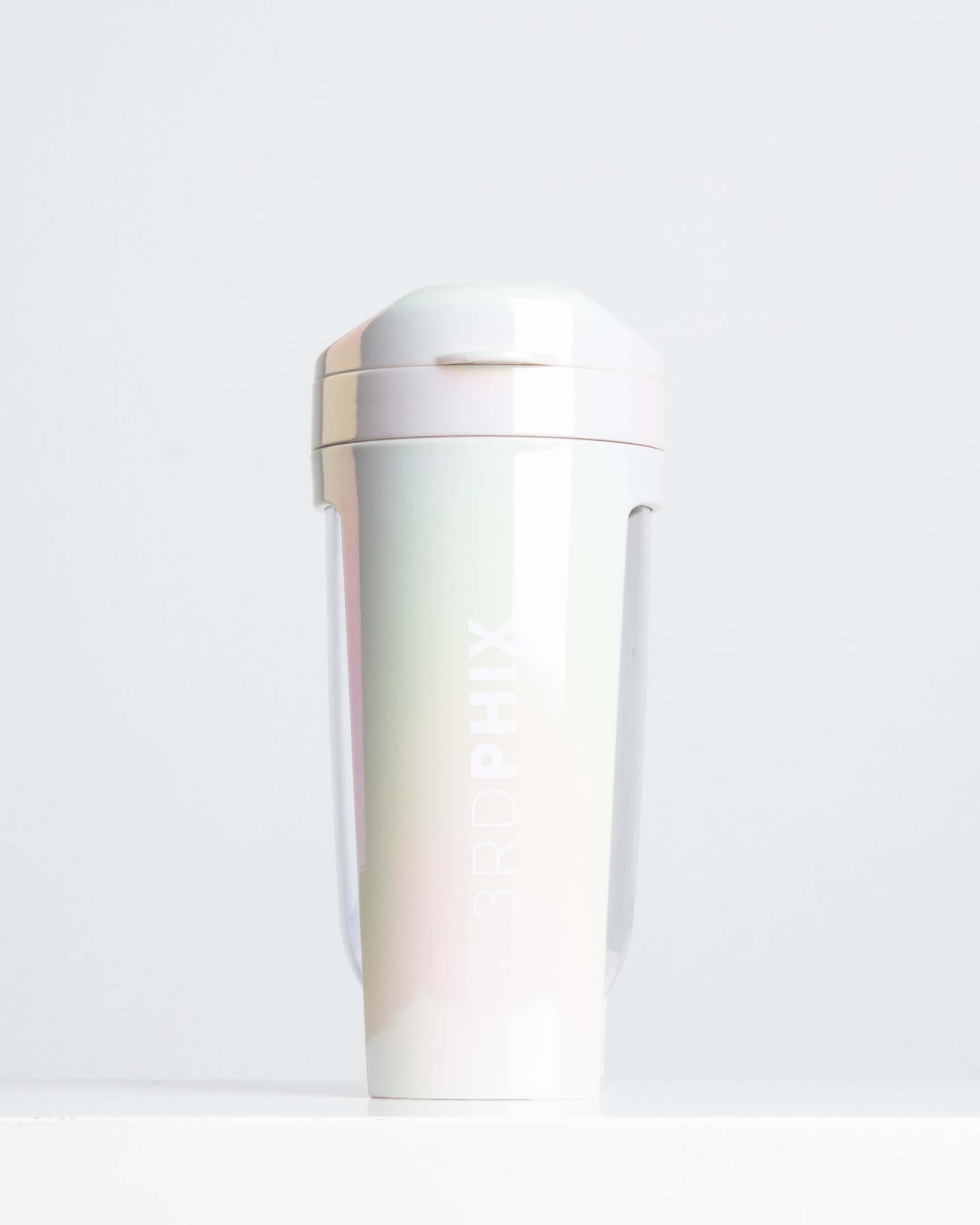 CHROME WHITE FITNESS BOTTLE FLIP LID (US)