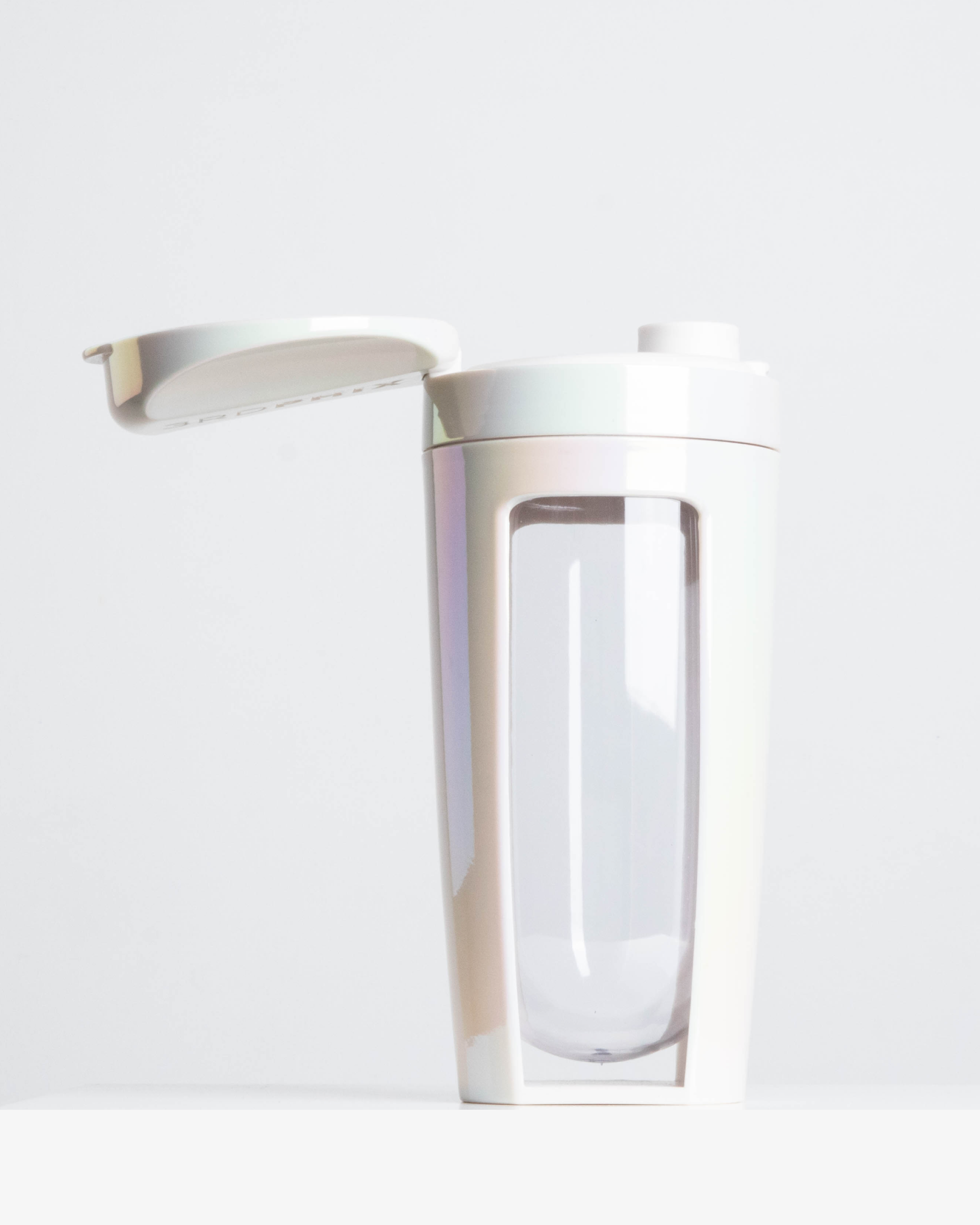 CHROME WHITE FITNESS BOTTLE FLIP LID (US)