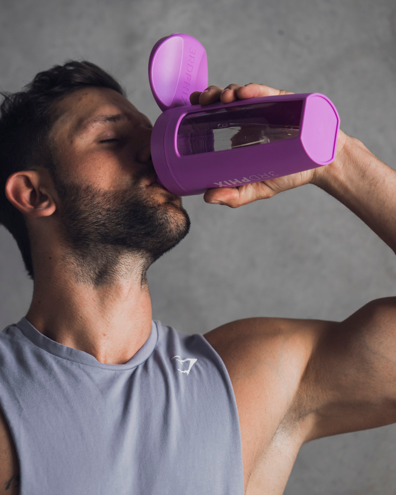 PURPLE FITNESS BOTTLE FLIP LID