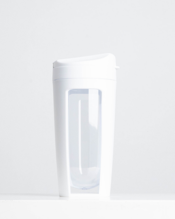 WHITE FITNESS BOTTLE FLIP LID