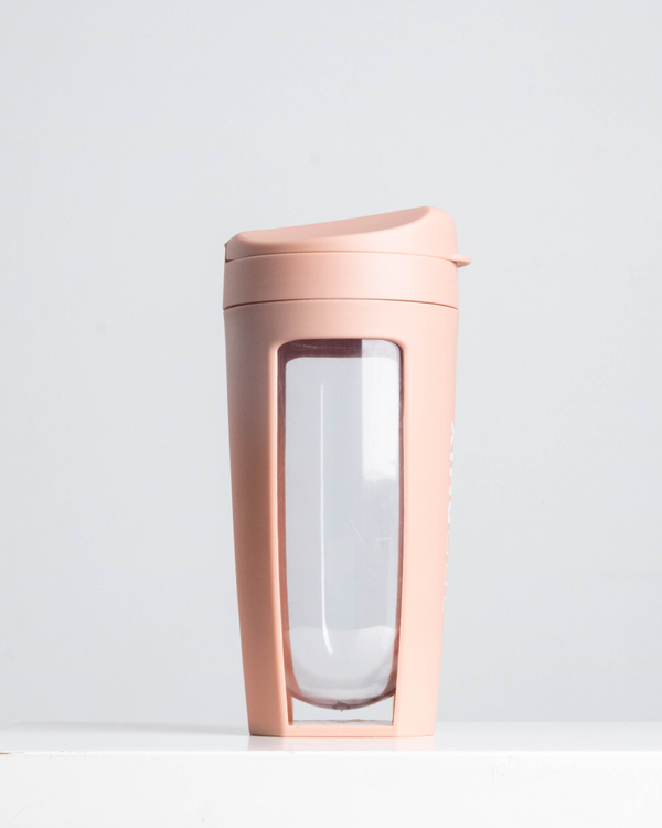 BEIGE FITNESS BOTTLE FLIP LID