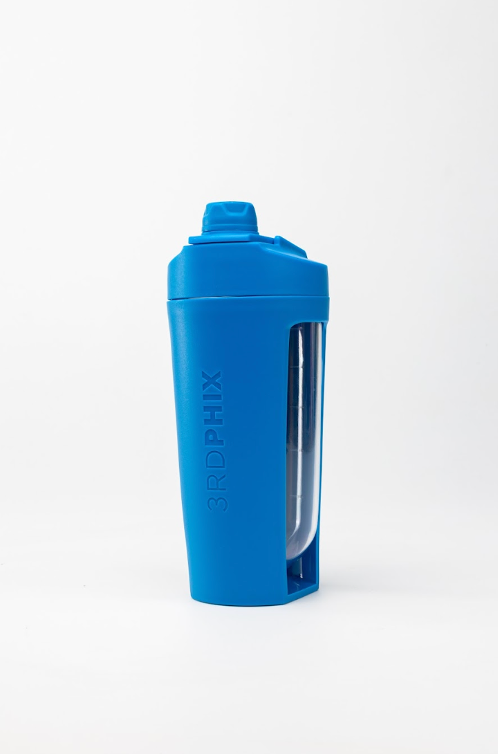 BLUE FITNESS BOTTLE SCREW LID