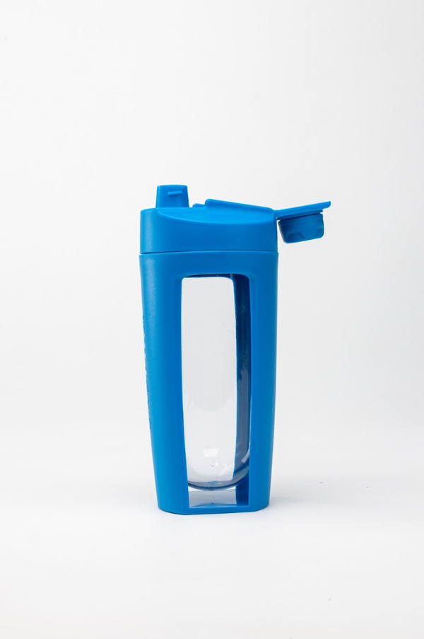 BLUE FITNESS BOTTLE SCREW LID