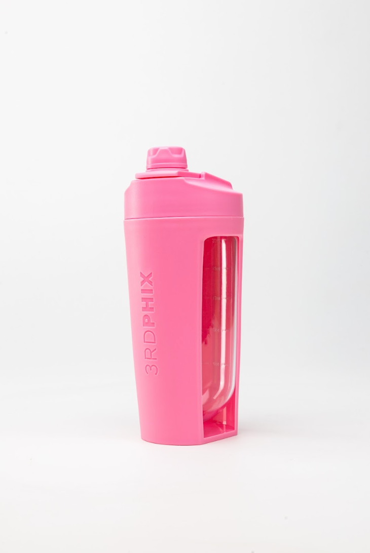 PINK FITNESS BOTTLE SCREW LID