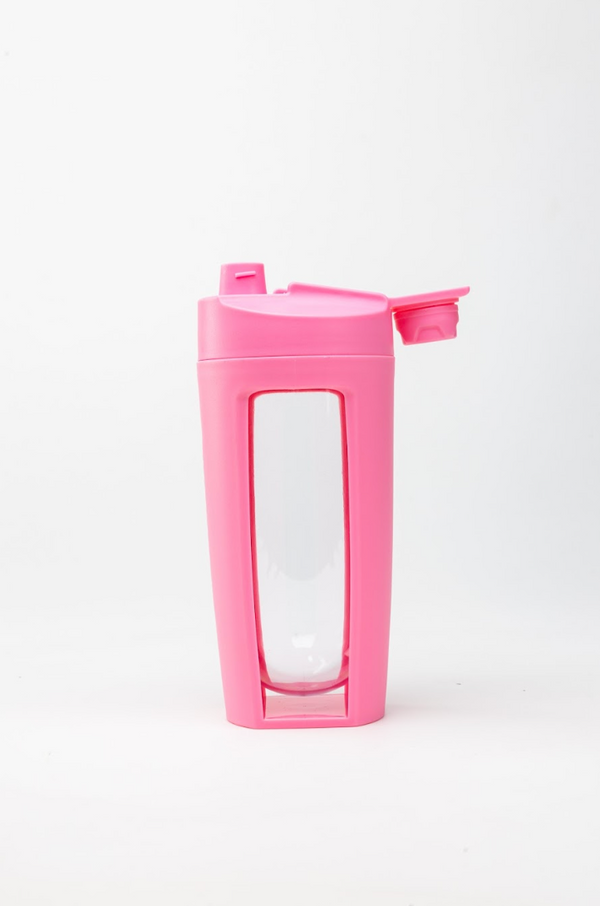 PINK FITNESS BOTTLE SCREW LID