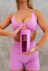 PURPLE FITNESS BOTTLE SCREW LID