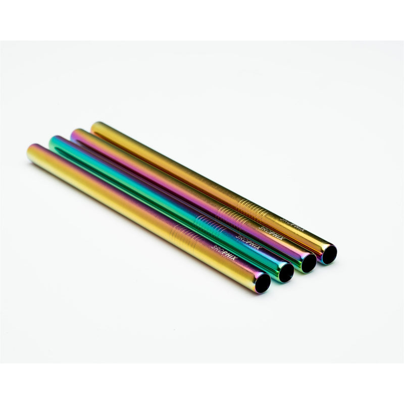 Rainbow Reusable Straw - 4 Pack